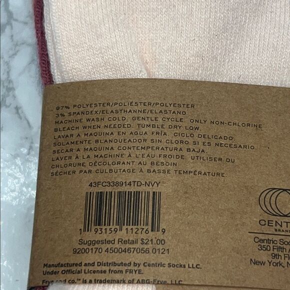 FRYE AND CO. No Show Socks 5 Pair-NEW! Size 5-10 - Picture 5 of 5